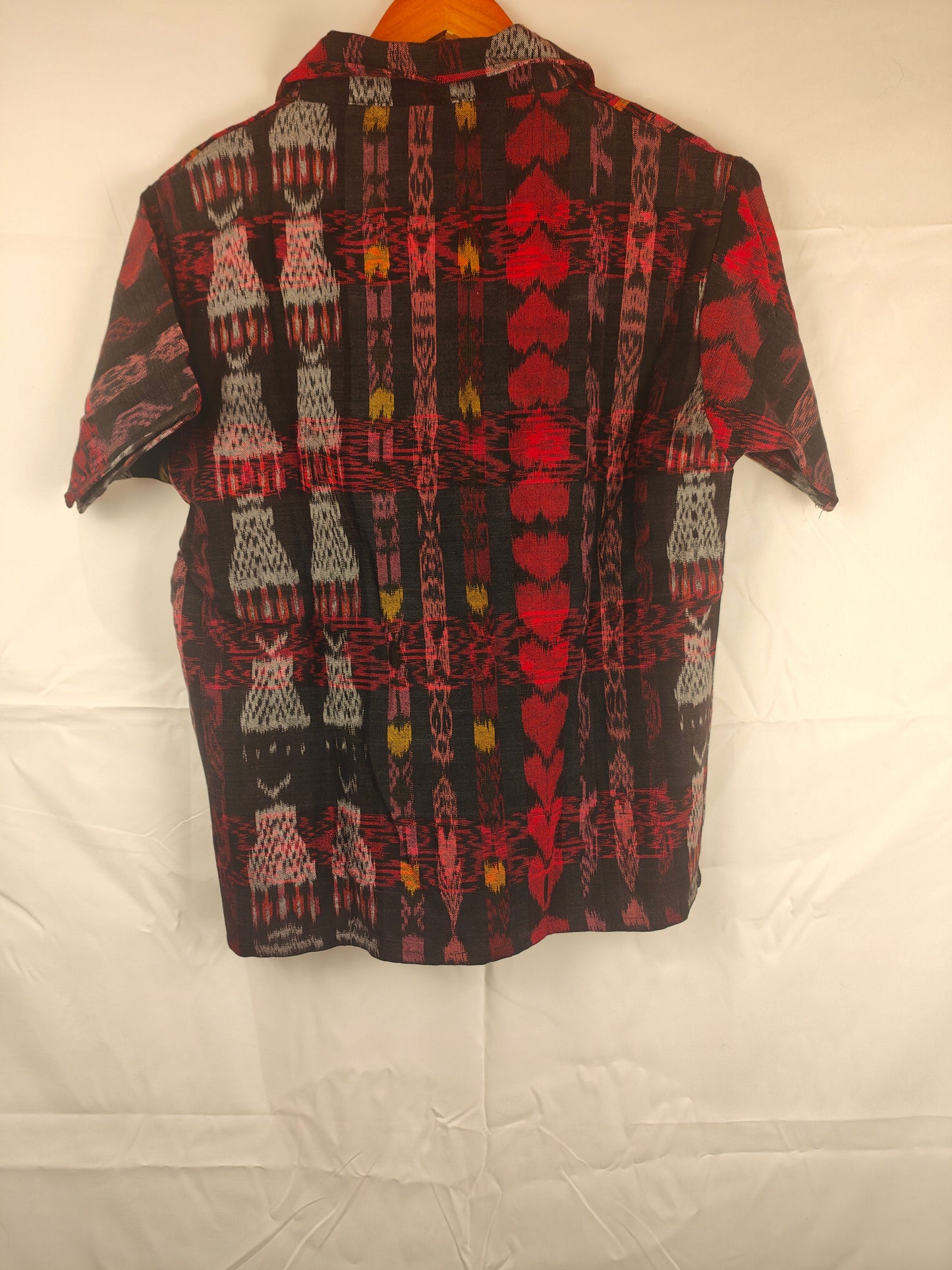 Handmade Premium Mixed colors Red shirt Small